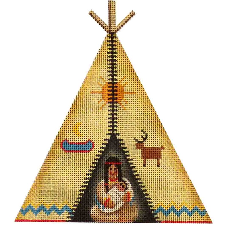 click here to view larger image of Mini Teepee (hand painted canvases)