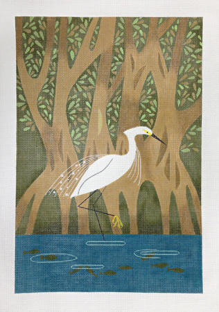 click here to view larger image of Mangrove w/Stitch Guide (hand painted canvases)