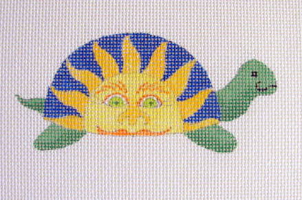 click here to view larger image of Sunrise Turtle - Painted Turtle (hand painted canvases)