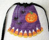 click here to view larger image of Halloween - Apron Strings Of The Month (hand painted canvases)