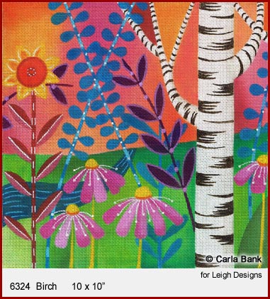 click here to view larger image of Birch (hand painted canvases)