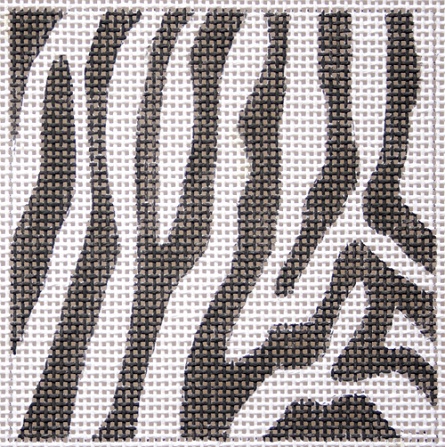 click here to view larger image of Zebra Skin Coaster (hand painted canvases)