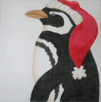 click here to view larger image of Stocking Cap Penguin (hand painted canvases)