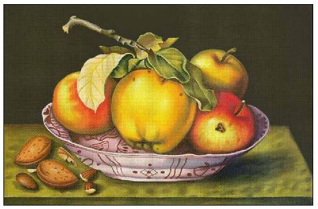 click here to view larger image of Vintage Apples (hand painted canvases)