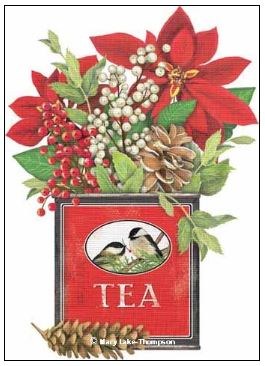 click here to view larger image of Tea Bouquet (hand painted canvases)