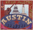 click here to view larger image of Postcard - Austin  (hand painted canvases)