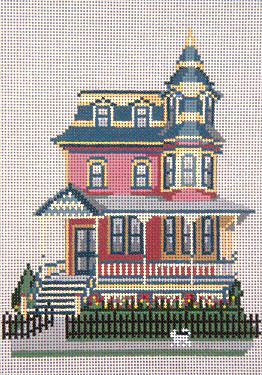 click here to view larger image of Columbia House - 18ct (hand painted canvases)