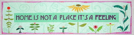 click here to view larger image of Home Is Not A Place - 13ct (hand painted canvases)