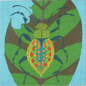 click here to view larger image of Beetle (hand painted canvases)