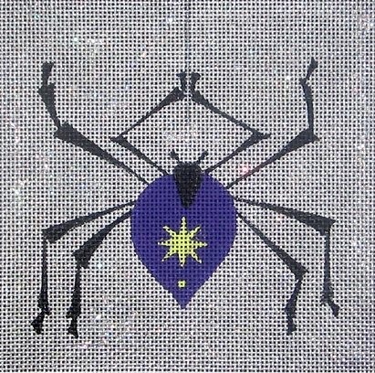click here to view larger image of Spider Square (hand painted canvases)