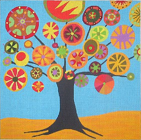 click here to view larger image of Tree of Life - Fall - 18ct (hand painted canvases)