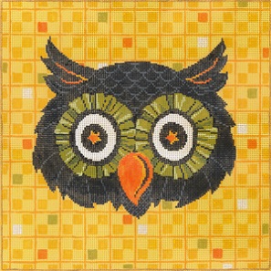click here to view larger image of Give A Hoot (hand painted canvases)
