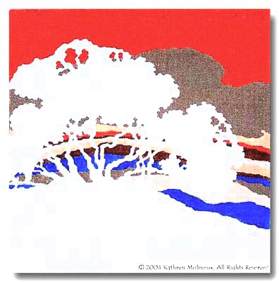 click here to view larger image of Oaktree (hand painted canvases)