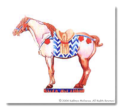 click here to view larger image of Tang Horse (hand painted canvases)