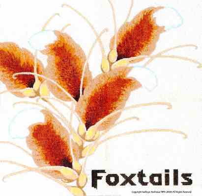click here to view larger image of Fox Tails (hand painted canvases)