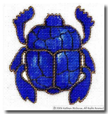 click here to view larger image of Scarab (hand painted canvases)