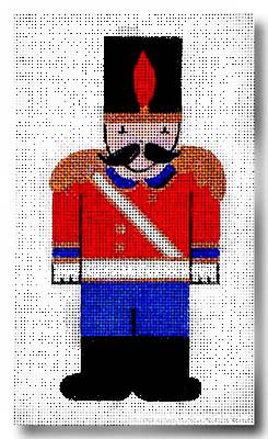 click here to view larger image of Toy Soldier Ornament (hand painted canvases)