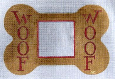 click here to view larger image of Woof Woof Frame (hand painted canvases)