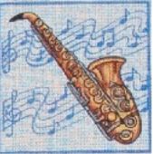 click here to view larger image of Sax (hand painted canvases)