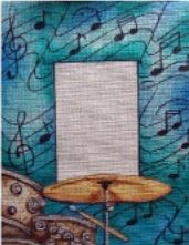 click here to view larger image of Percussion Frame (hand painted canvases)