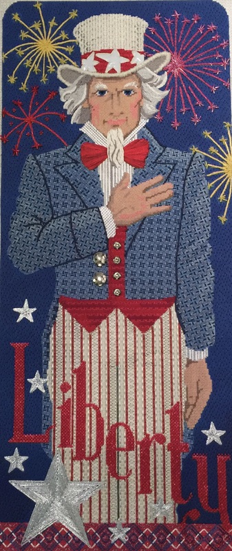 click here to view larger image of Uncle Sam - 13ct (hand painted canvases)