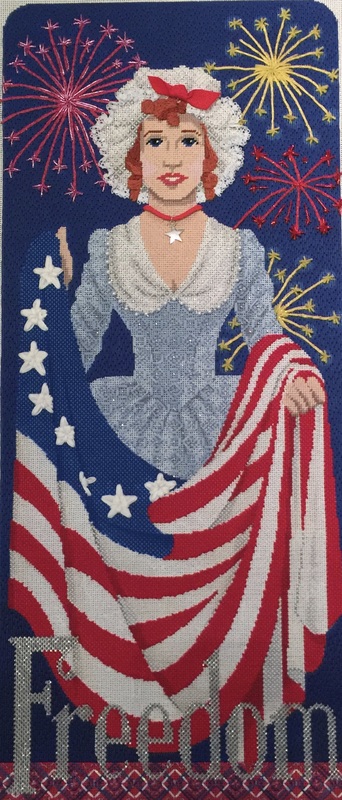 click here to view larger image of Betsy Ross - 18ct (hand painted canvases)