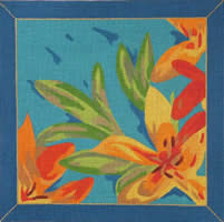 click here to view larger image of Tropics I (hand painted canvases)