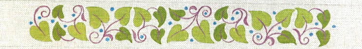 click here to view larger image of Pothos Belt (hand painted canvases)