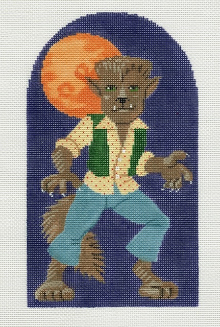 click here to view larger image of Wolfman (hand painted canvases)