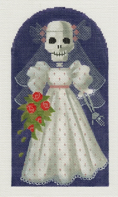 click here to view larger image of Skeleton Bride (hand painted canvases)