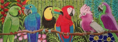 click here to view larger image of Rainforest Roost (hand painted canvases)