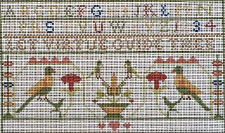 click here to view larger image of Virtue Bird Sampler (hand painted canvases)