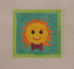 click here to view larger image of Sun With A Bowtie (hand painted canvases)