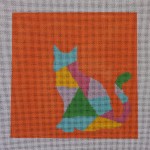 click here to view larger image of Animal Silhouette - Cat (hand painted canvases)