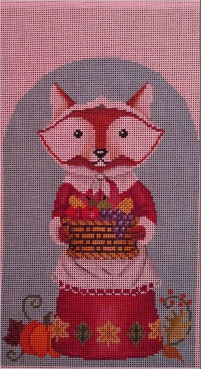 click here to view larger image of Harvest Fox Girl (hand painted canvases)