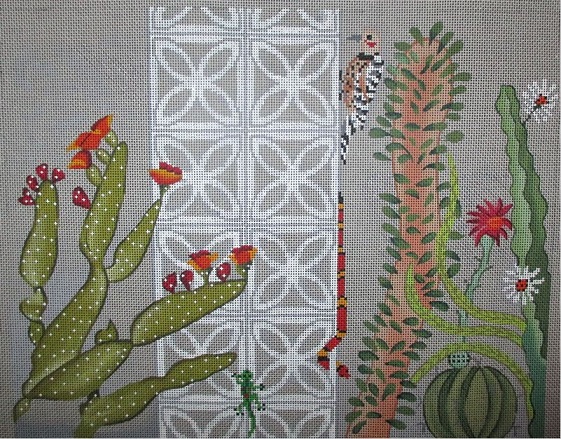 click here to view larger image of Desert Fauna (hand painted canvases)