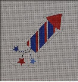 click here to view larger image of Firecracker (hand painted canvases)