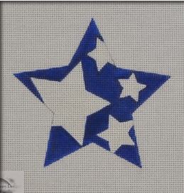 click here to view larger image of Stars Star (hand painted canvases)