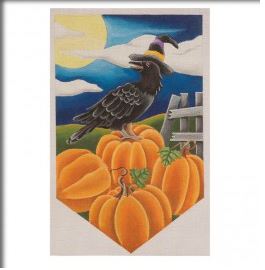 click here to view larger image of Crow Banner (hand painted canvases)