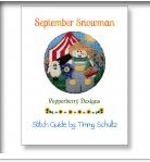 click here to view larger image of Snowman Of The Month September Stitch Guide (books)