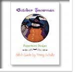 click here to view larger image of Snowman Of The Month October Stitch Guide (books)