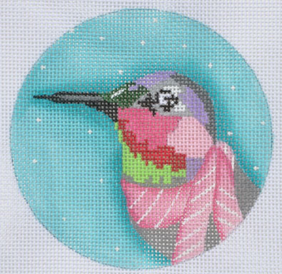 click here to view larger image of Hummingbird Ornament (hand painted canvases)