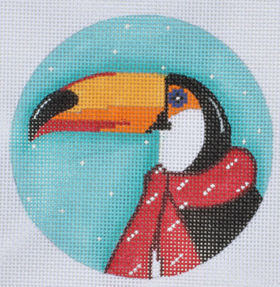 click here to view larger image of Toucan Ornament (hand painted canvases)