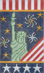 click here to view larger image of Statue of Liberty Firecracker (hand painted canvases)