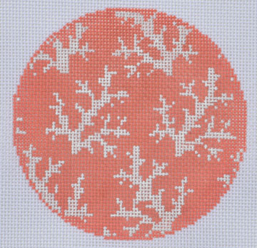 click here to view larger image of Coral Ornament (hand painted canvases)