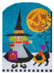click here to view larger image of Balloon Witch (hand painted canvases)