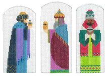 click here to view larger image of Three Kings - Set of 3 (hand painted canvases)