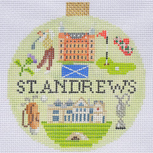 click here to view larger image of Sporting Round - St Andrews (hand painted canvases)