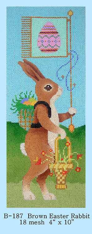 click here to view larger image of Brown Easter Rabbit (hand painted canvases)