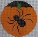 click here to view larger image of Spider Pumpkinface (hand painted canvases)